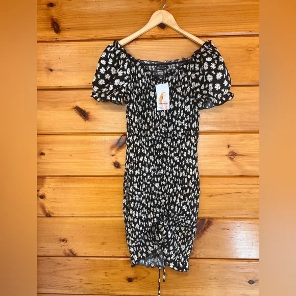 PRETTYGARDEN Women's Summer Off Shoulder Bodycon Dresses Short M - Picture 2 of 4